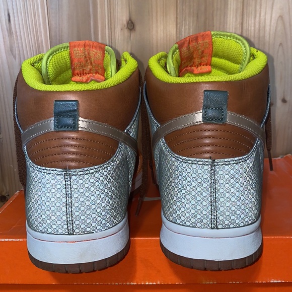 2007 Nike dunk high premium orange blaze - Picture 3 of 16